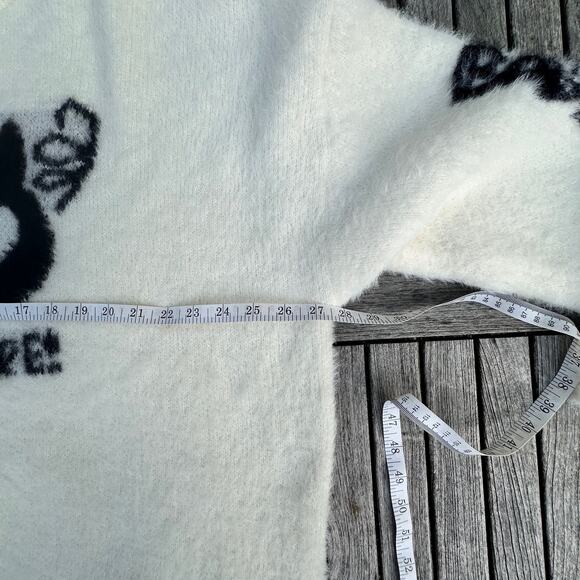 Sanrio Badtz Maru Forever 21 Hello Kitty Sweater Womens 3X Ivory NWOT Oversized - Picture 8 of 16
